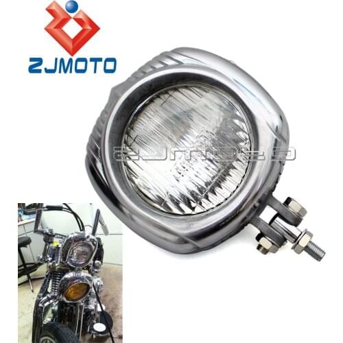 Cafe Racer Motorcycle 4" Headlight Vintage Head Lamp Electroline Bronze Headlight For Harley Honda Suzuki Yamaha Chopper Bobber