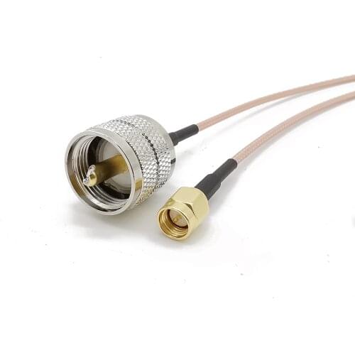 UHF Connector Male PL259 to SMA Male RG174/RG316/RG316D/RG58/LMR195 Pigtail Cable UHF Male to SMA Male Plug RF Coaxial Cable