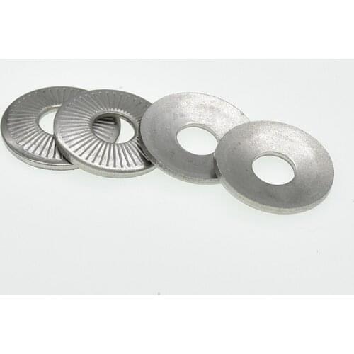 M3 M4 M5 M6 M8 M10 M12 M16 Lock washer NFE25511 / SN70093 french washers serrated conical spring washer Stainless Steel A2