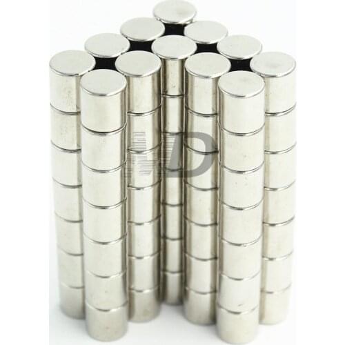 500pcs Neodymium N35 Dia 8mm X 8mm Strong Magnets Tiny Disc NdFeB Rare Earth For Crafts Models Fridge Sticking magnet 8x8mm