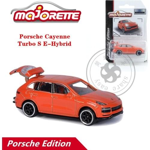 Majorette 1/64 Limited Edition Cars Porsche Cayenne Turbo S E-Hybrid Hot Pop Kids Toys Motor Vehicle Diecast Metal Model