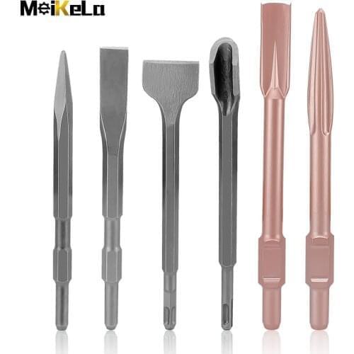 MeiKeLa electric hammer drill bit electric pick chisel for concrete head brick wall 65A handle