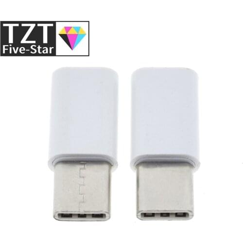 5pcs Mini Converter Micro Usb To Type C Jack Adapter For Phone Support Charging Transmission Type-C Splitter Wide Compatibility