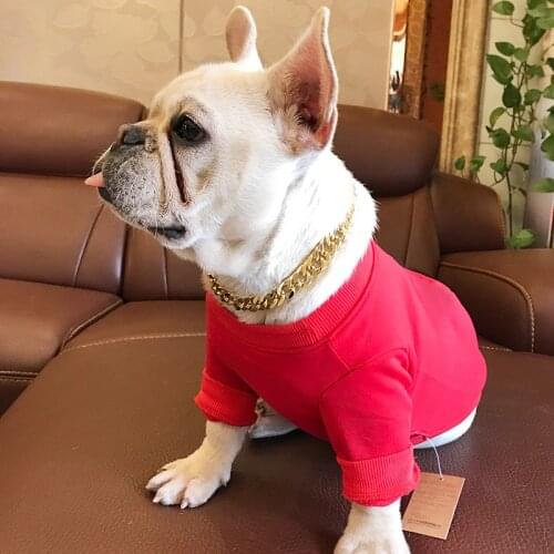 Fashion Pet Dog Hoodie Clothes Winter Warm Coat Jacket Sweater For Small Medium Dogs French Bulldog Corgi Pug Schnauzer XQC10