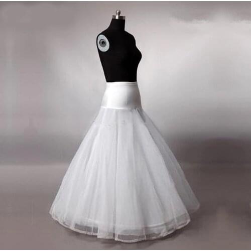 2018 New Arrives 100% High Quality A Line Tulle Wedding Bridal Petticoat Underskirt Crinolines for Wedding Dress
