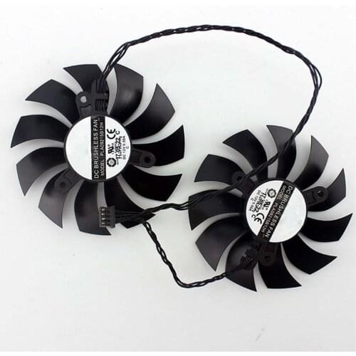 Graphics Card Cooling Fan PLA09215B12H for EVGA GTX 1080Ti SC2 GAMING Black Edition Replacement Repair Parts