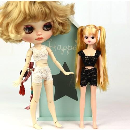 30cm Doll Dress Fashion Casual for Blythe doll suit for licca For Barbie Doll Accessories Baby Toys Best Girl' Gift