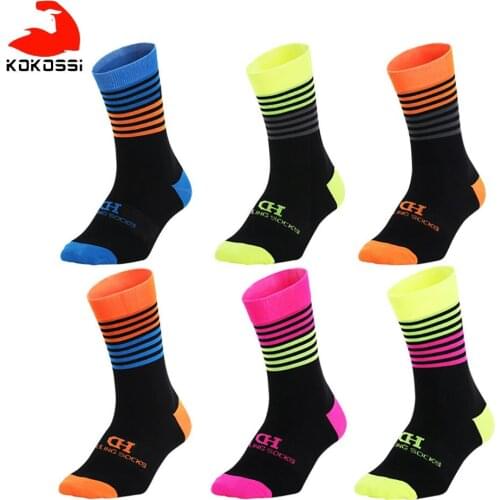 KoKossi Cycling Socks Bicycle Sports Socks Men Women Socks Comfortable Skin-friendly Football Basketball Running Camping Socks