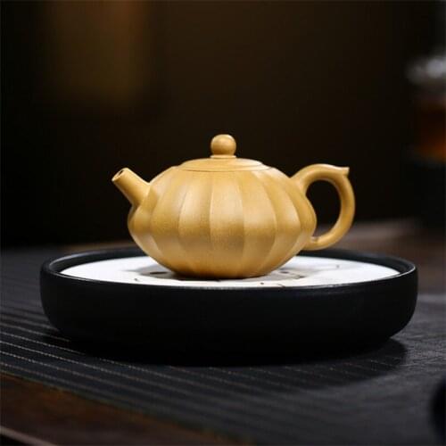 Yixing Purple Clay Teapot Handmade Raw Ore Mud Office Tea Pot Beauty Authentic Kung Fu Kettle Chinese Teaware Tea Set Gifts