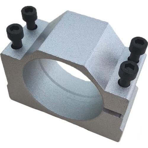 1PCS Spindle motor brackets 57mm clamp for 300w 400w 500w milling machine spindle clamp 57mm aluminum spindle