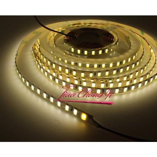 5M 600LED 120LED/M 5630 LED Flexible Strip DC12V Neutral white Super Bright IP20