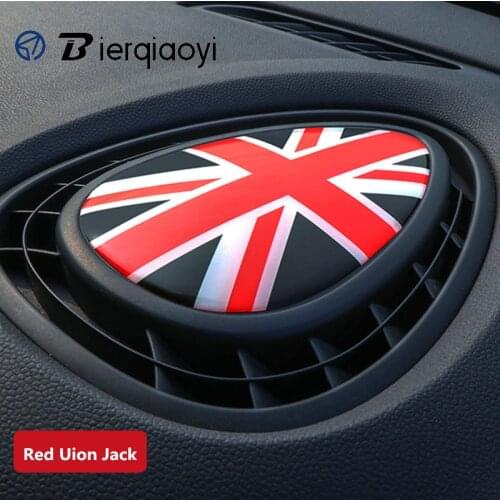 Car Styling Accessories for MINI F54 F55 F56 Internal Center Air Vent Outlet Sticker for MINI Cooper Clubman F54 MINI Stickers