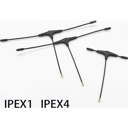 2PCS 915mhz 2.4G T-type IPEX 1 IPEX 4 Receiver Antenna for TBS CROSSFIRE Receiver Frsky R9mm 900MHZ FPV Racing Drone Freestyle