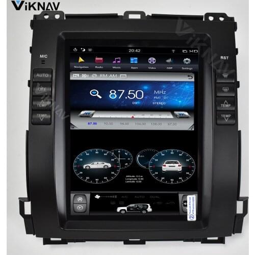 Android car GPS navigation support carplay For-LEXUS GX470 2004-2009 vertical screen Auto Radio Stereo Multimedia Player