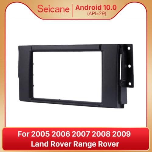 Seicane 2 Din Trim Bezel Car Radio Panel Fascia for 2005 2006 2007 2008 2009 Land Rover Range Rover Auto Stereo Plate Frame OEM