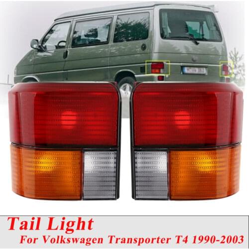 LF&RH Rear Tail light For Volkswagen Transporter T4 1990-2003 Rear Bumper Stop Brake Lamp Lamp Housing Without Bulbs