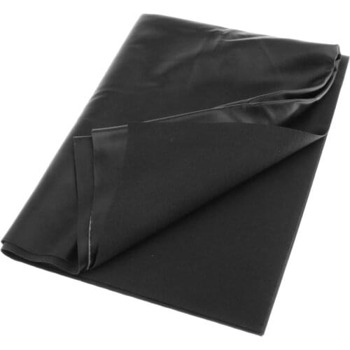 Black Vinyl Seat Cover Fabric Universal For Motorcycle ATV Scooter Seat Cover Replacement 93x65cm