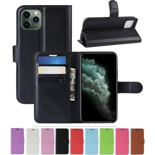 For iPhone 11 Pro Max Se 2020 Phone Case Flip Leather Phone Bag With Card Slots Wallet Case For iPhone 6 6S 7 8 Plus Xs XR Max