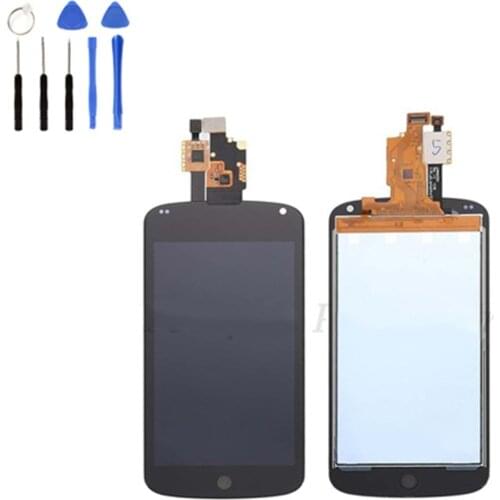 FOR Lg NEXUS 4 E960 LCD Display Touch Screen Replacement No Dead Pixel AAA + + + Quality