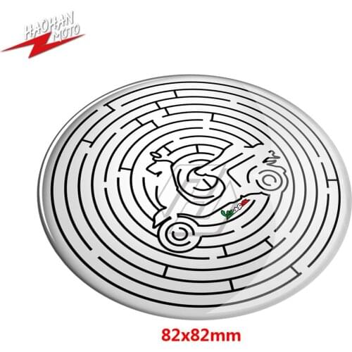 For Piaggio Vespa Scooter GTS GTV LX Sprint Creative Decals 3D Resin Motorcycle Sticker