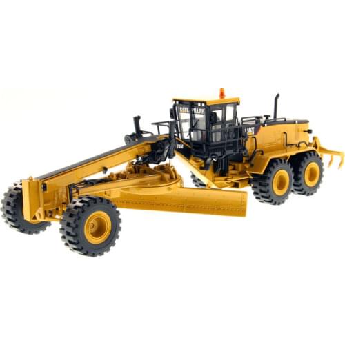 DM 1:50 Caterpillar Cat 24M Motor Grader Elite Series Engineering Machinery 85264C Diecast Toy Model for Collection,Decoration