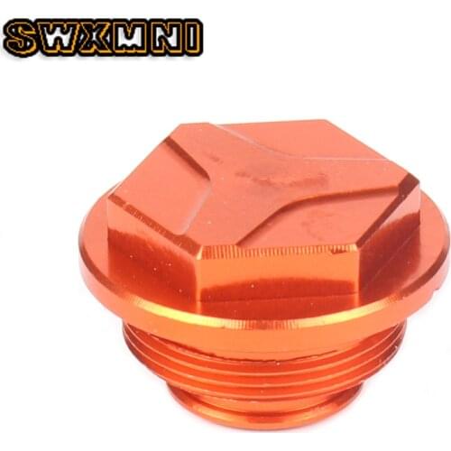 CNC Rear Brake Fluid Reservoir Cover Cap Fit For SX SXF EXC EXC-F XC XC-W XCR-W XCF 125 250 350 450 525 Cross Enduro
