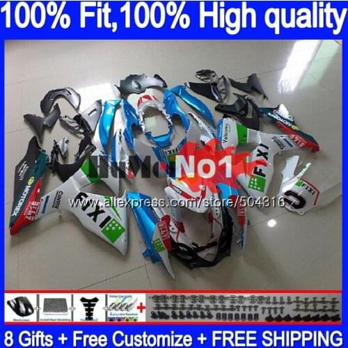 Injection For SUZUKI GSX-R1000 GSXR 1000 K9 23MC.18 GSXR1000 2009 2010 2011 2012 2013 09 10 11 12 13 16 OEM White Blue Fairing