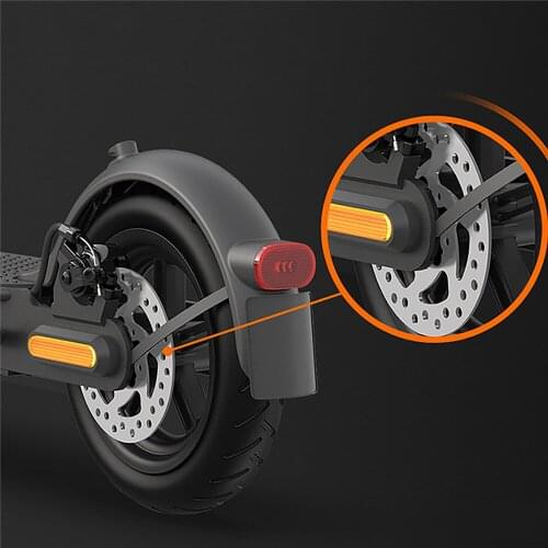 Rear Wheel Cover Decorative Cover Reflective Strip With Screws Kit for M365/PRO2 Scooter Spare Part