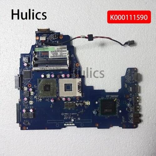 Hulics Original For Toshiba Satellite C660 Laptop Motherboard K000111590 PWWAA LA-6841P GL40 DDR3