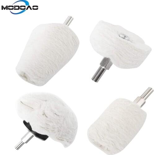4pcs Polishing Wheel for Drill Buffing Pads Wheel Polisher Kit with 1/4" Hex Shafts for Dremel Tools Car Polishing Tool Kit