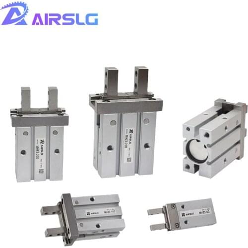 MHZ2 -6S-10S-16S-20S-25S-32S-40S Single acting Normally open Air Pneumatic parallel Gripper pneumatic clamp Normally closed