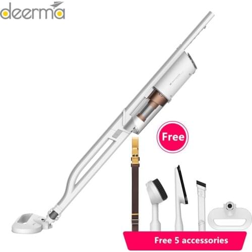 Original Deerma Back type Vacuum Cleaner 600W Portable Handheld sent Free 5 Accessories
