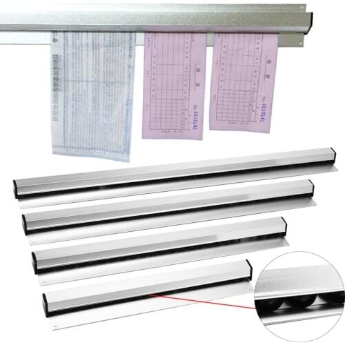 30/40/50/60cm Ticket Tab Bill Receipt Hanging Rack Bar Kitchen Order Document Holder Kitchen Tool Ticket Paper Clip Organizer