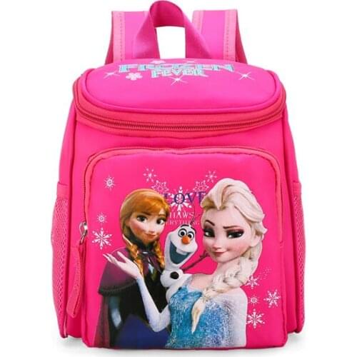 Disney Frozen Princess Elsa Cartoon Backpack For Baby Girls Children Kindergarten Schoolbag Cute Baby Small Backpack Boys bags