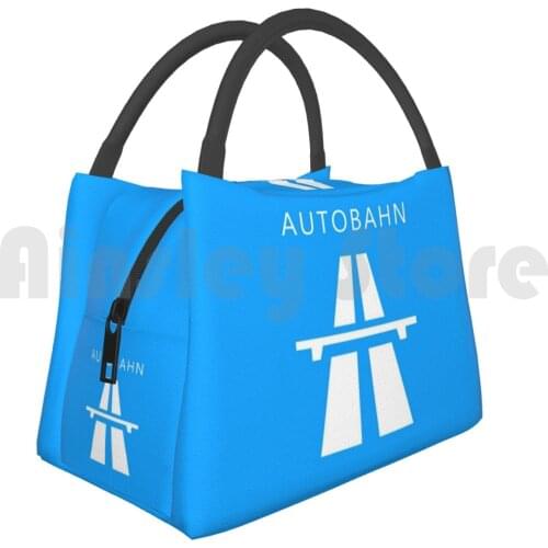 Cooler Lunch Bag Picnic Bag Autobahn Highway Autobahn Electronic Music Band German Germany Pop Car Kraftwerk Non