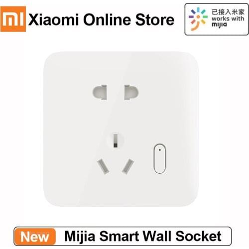 Xiaomi Mijia Smart Wall Socket Electricity Statistics Intelligent Linkage Sockets Bluetooth Mesh Connection Work With Mijia APP