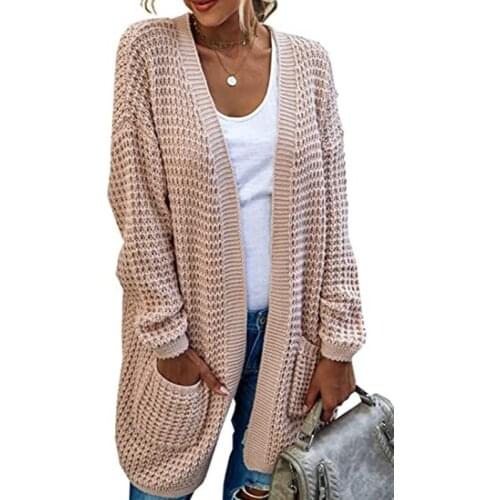 Fall 2021 Cardigan Women Long Sleeve Sweater Autumn Winter Knitted Loose Oversized 5XL Jumper Casual Cardigan Top Women Jacket
