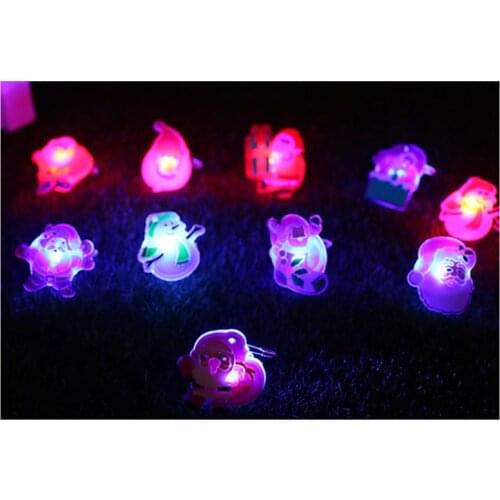 Luminous Toys/Christmas brooches/colorful luminous Santa/Christmas tree/Christmas decorations/baby toys for children/toy/best gi