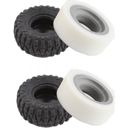 2PCS D1RC Super Grip Two-stage Sponge RC Crawler Car 2.2 Inch RC Thick Wheel Tires For 1:10 SCALE Axial