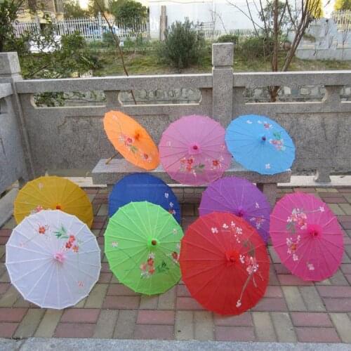 30pcs/lot new arrival Chinese oilpaper silk umbrella wedding hotel shopping mall decoration party ornament hand painted
