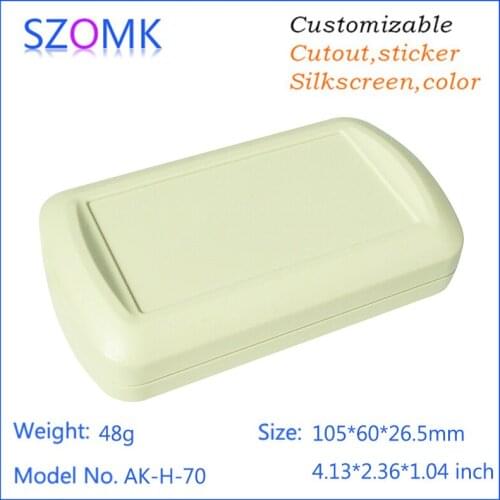 4 pcs a lot handheld plastic box for electronics project power supply for pcb design junction box 105*60*26.5mm