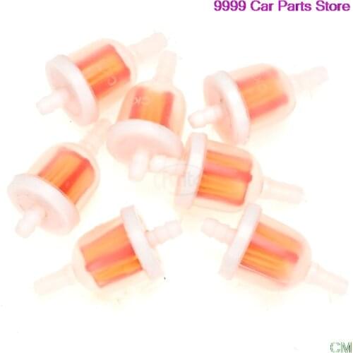 5Pcs Universal Large Inner Gas Fuel Filter Petrol 6mm 8mm / 1/4" 5/16" Pipe Lines