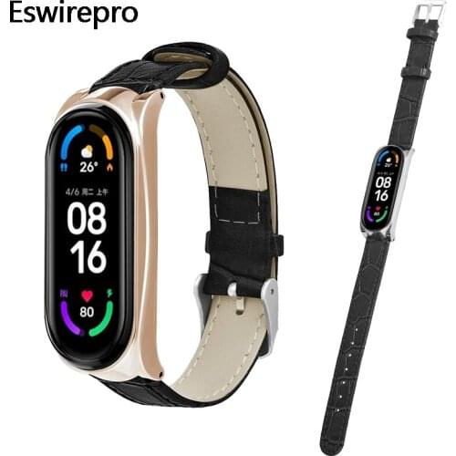 Correa Mi Band 3 4 5 6 Bracelet Mi Band 6/6 NFC Buckle Style Bamboo Pattern Belt Replacement Wristband For Xiaomi Ремешок