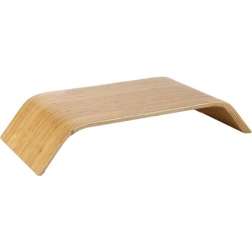Wooden Computer Monitor Stand Universal Dock Holder Display Bracket for IMac PC Notebook Computer Laptop Accessories