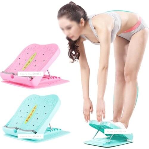 Yoga Stretch Board Device Foot Massage Pedal Rocker Stretching Plate Bar Stool Tendon Tensioner Calf Stretcher Joint Corrector