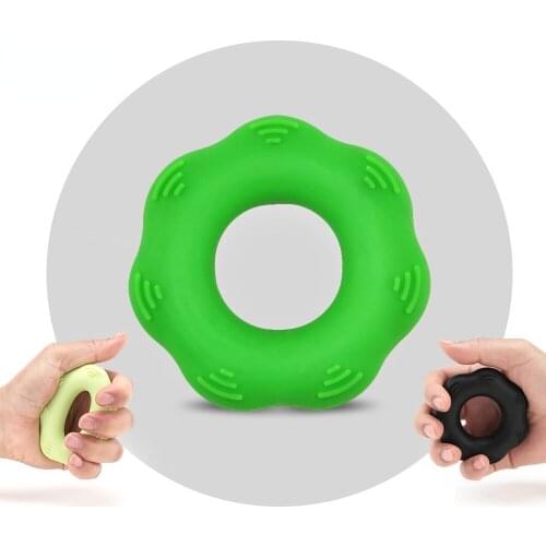 Silicone handle grip ring finger forearm trainer wrist expander muscle exercise exercise gym fitness