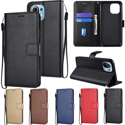 Leather Case for Xiaomi mi 11 10T Lite A1 A2 A3 Redmi 9A 9C 8A Note 10 9 8 pro 10S 9S Funda For POCO M3 X3 NFC Pro F3 Cover