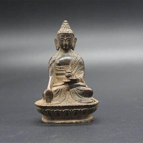 Beautiful Old Tibet Tibetan Bronze Buddhism Buddha statue Exorcism peace wealth