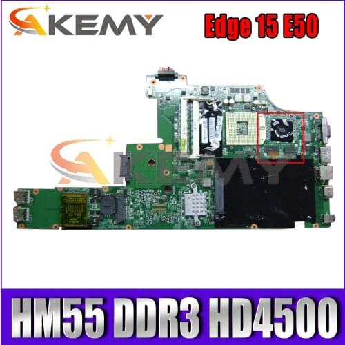 For Lenovo Thinkpad Edge 15 E50 laptop motherboard DA0GC6MB8F0 HM55 DDR3 GPU HD4500 FUR 63Y2144 free CPU has been 100% tested