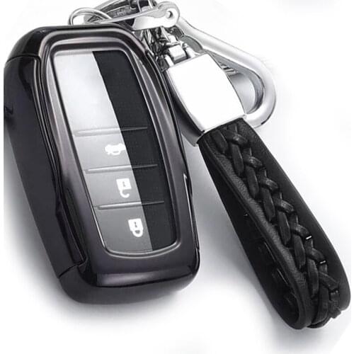 Car Key Case Cover Protector Protection Shell Accessories Car TPU For Toyota Land prado Corolla RAV4 CROWN REIZ